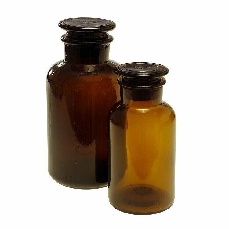 Accessori da laboratorio: Apothekerflasche Glas 500 ml - 2 Stück – Nuovo e nell'imballaggio originale da Halden venduto da TopFoto