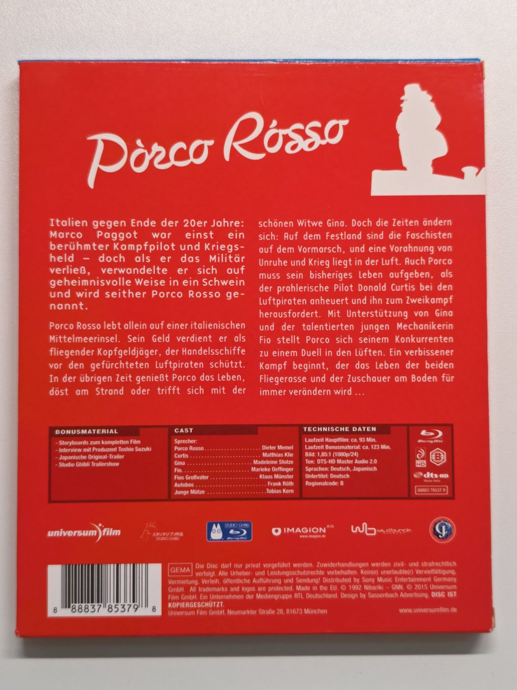 Tous les DVDs: Porco Rosso – D'occasion à Liestal par Kratzilla 2