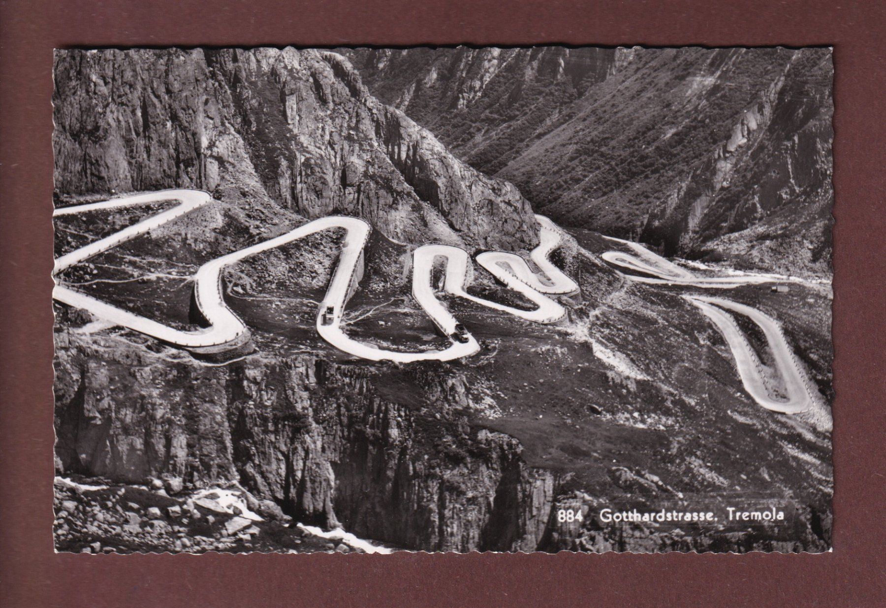 Cartoline postali: Gotthardstrasse - TREMOLA – Usato da Pully venduto da nicecards-shop