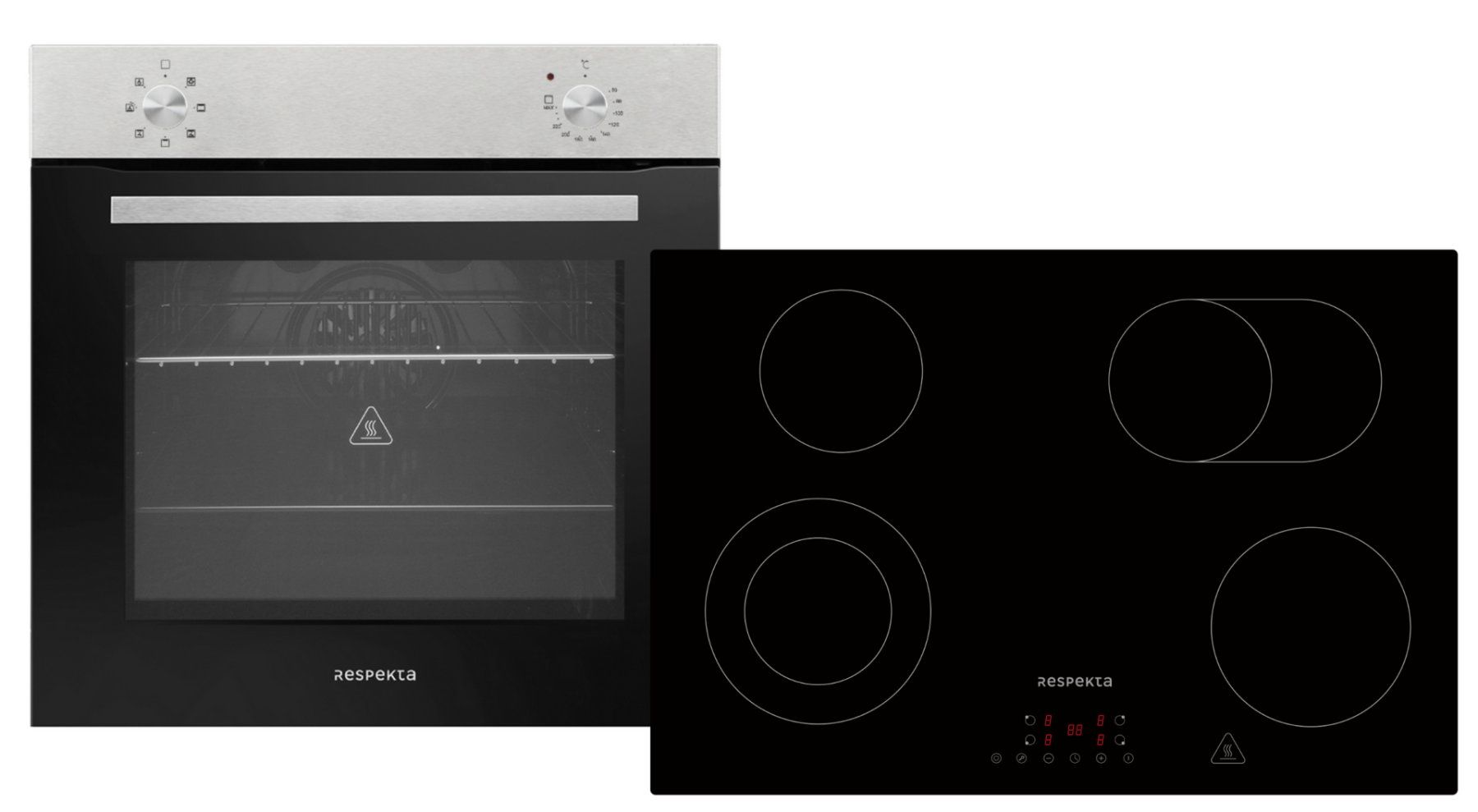 Küchengeräte: 992 - Backofen-Herd Set Glaskeramik autark rahmenlos – Neu und originalverpackt aus Wallenwil von toesstalvertrieb