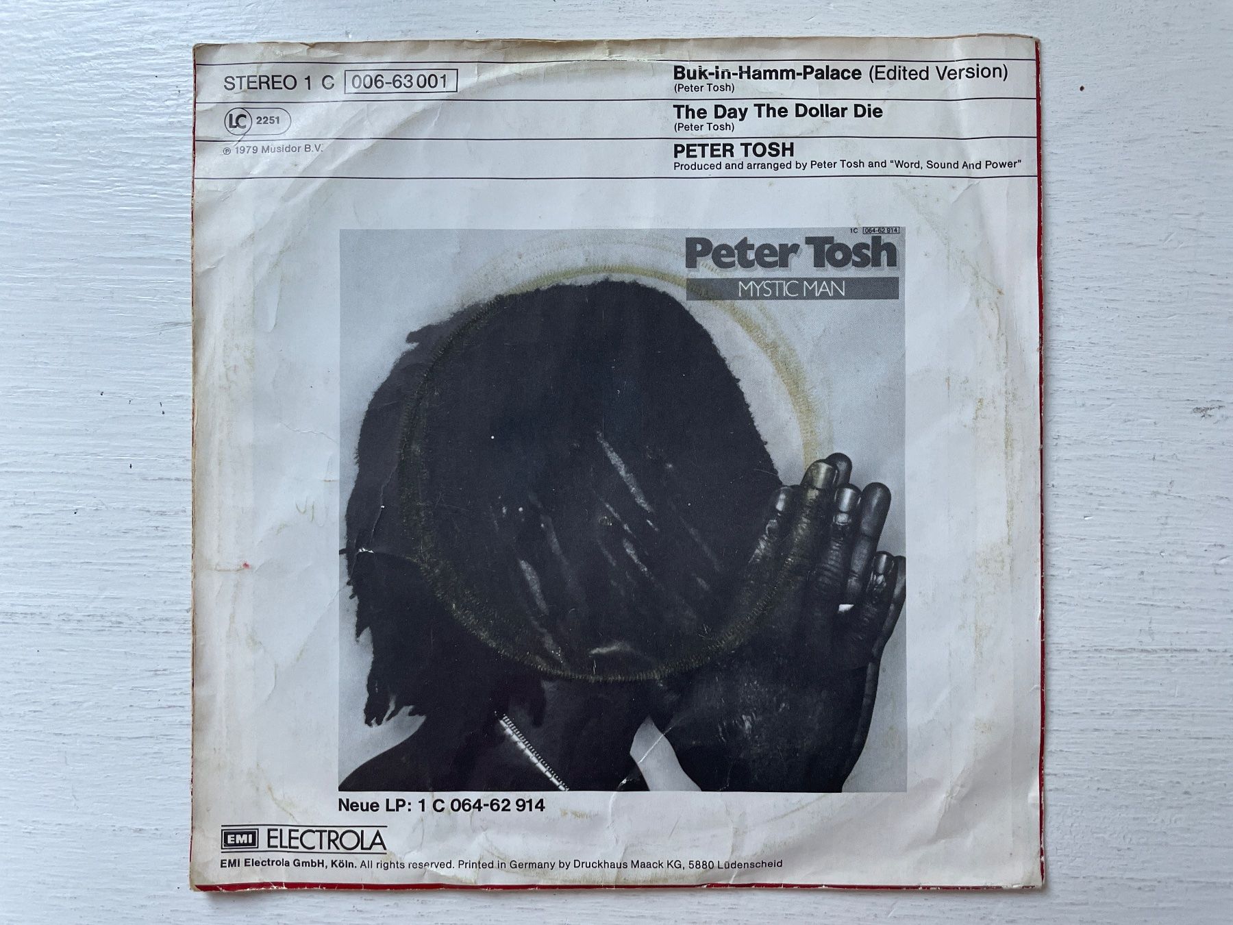 Dischi in vinile: Peter Tosh - Buk-In-Hamm Palace - 7" Single, 1979 – Usato da Zürich venduto da Andy_t71 1