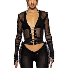 Camicette: Sami Miro Vintage Mesh Top – Usato da Olten venduto da Jasmina91 4