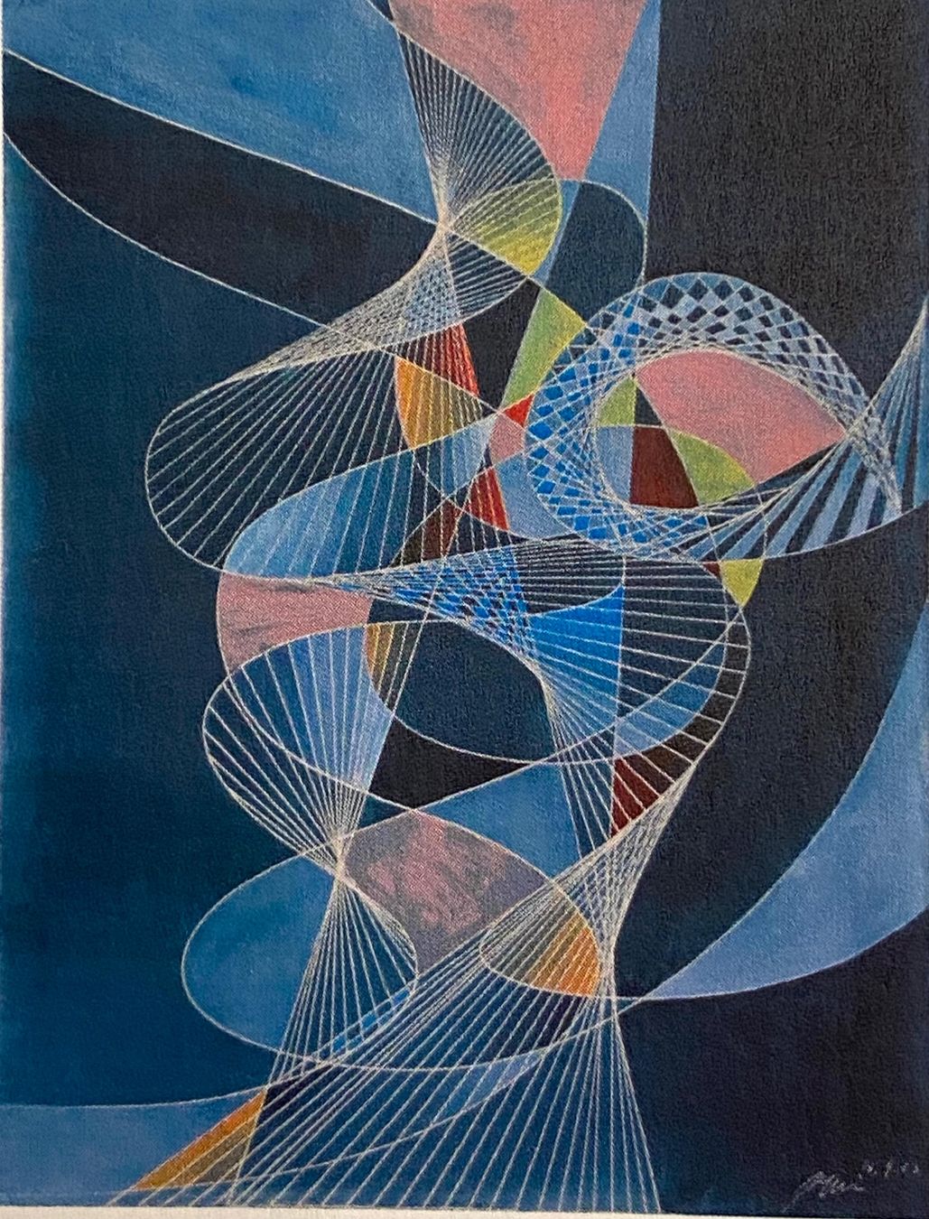 Gemälde: Hans Erni Original „Tornado“, 2003 – Gebraucht aus Triesen von vla_z6rh