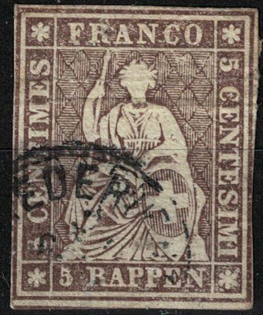Tous les timbres: Strubel 22 gestempelt – D'occasion à Bern par bae_958f