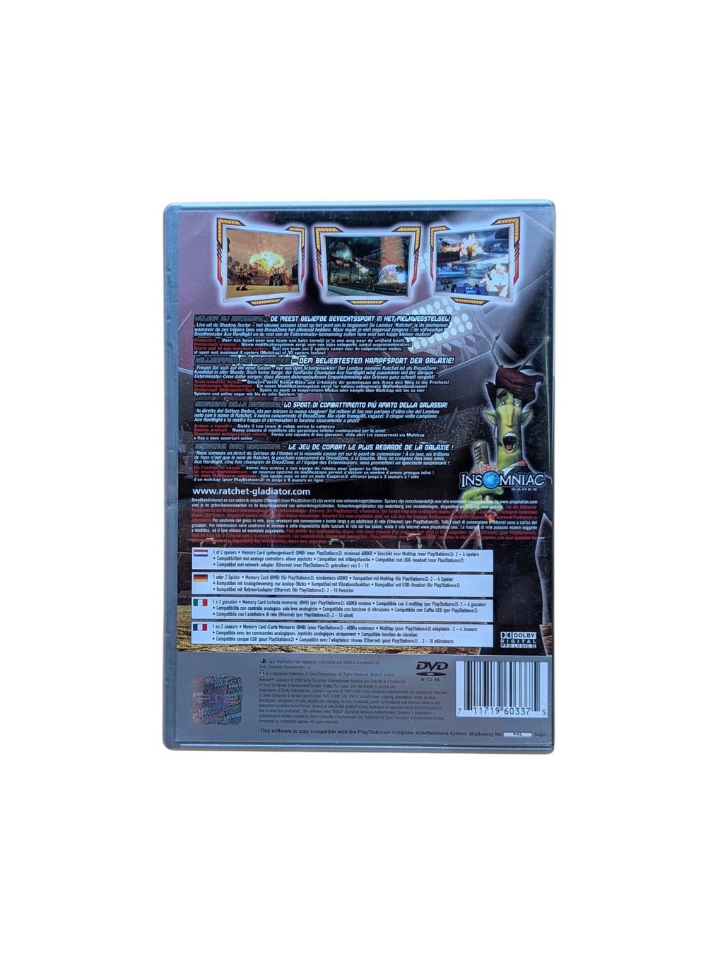 Sony Giochi: Ratchet: Gladiator PlayStation 2 (PS2) – Usato da Domat/Ems venduto da IsseldorsShop 1