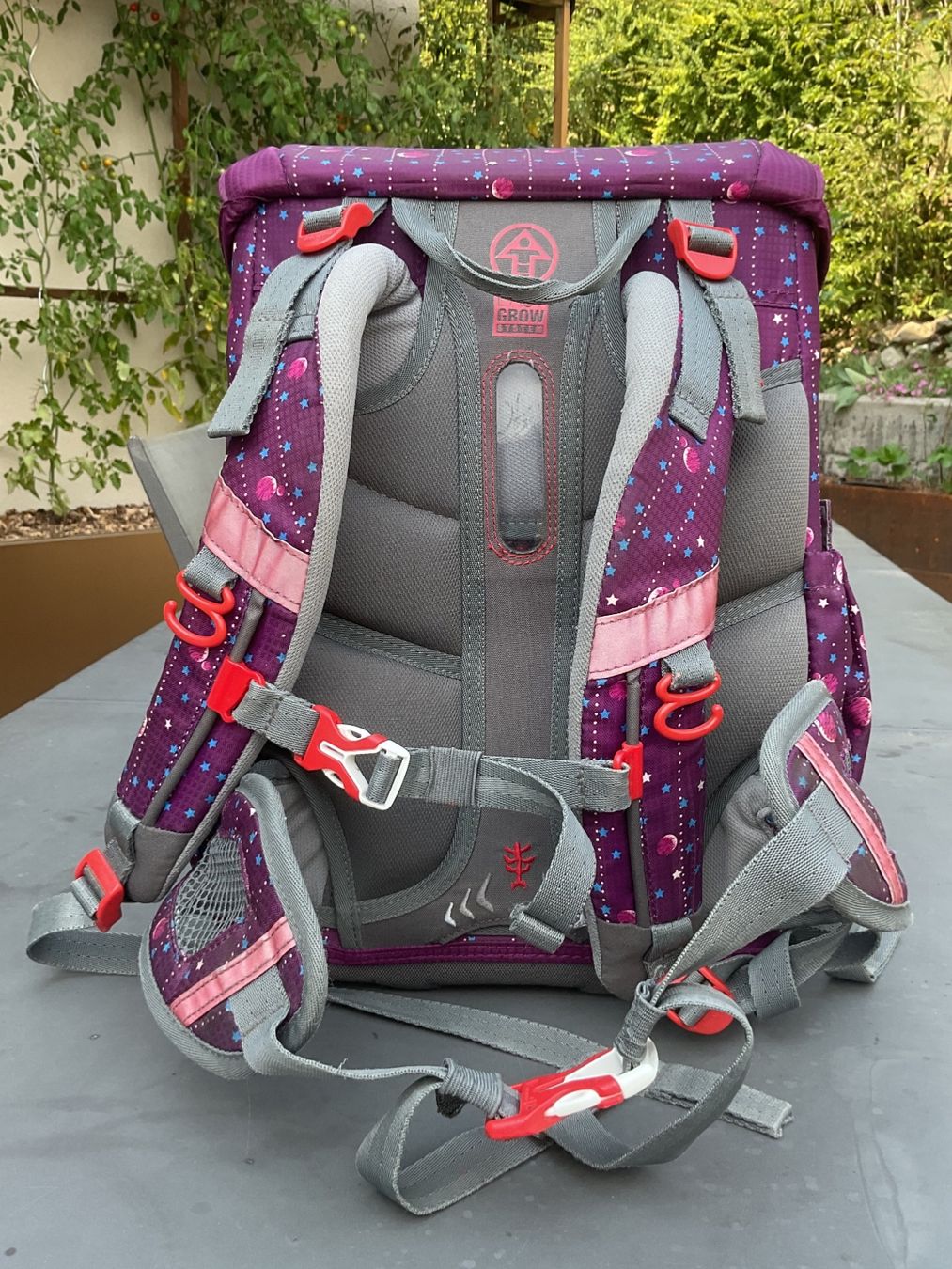 Step by Step Borse & Zaini: Schulthek Schulrucksack Step by Step lila mit Federmäppchen – Usato da Anglikon venduto da vanbecheren 3