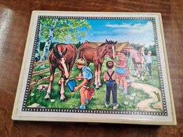Holz-Klötzchen Puzzle