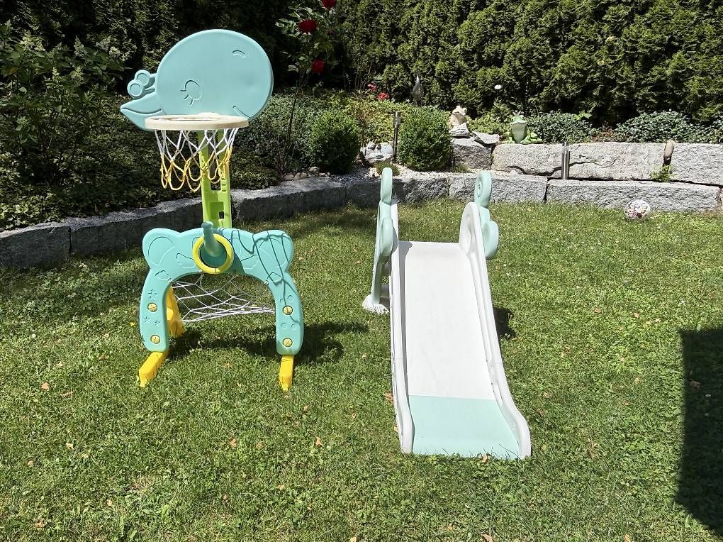 Spielzeuge: Rutsche und Basketballkorb – Gebraucht aus Bassersdorf von pal_5992 1