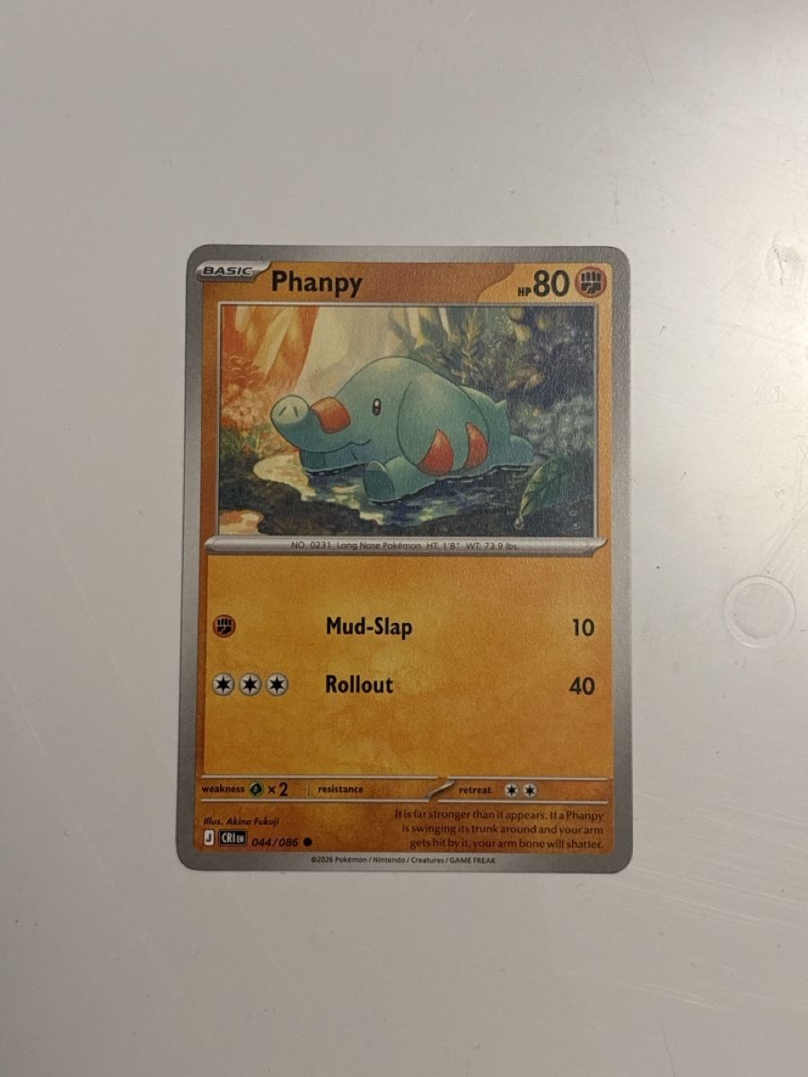 Pokémon Cartes à collectionner: Pokemon Phanpy #044/086 EN – Neuf (Voir description) à Meggen par jul_28wg