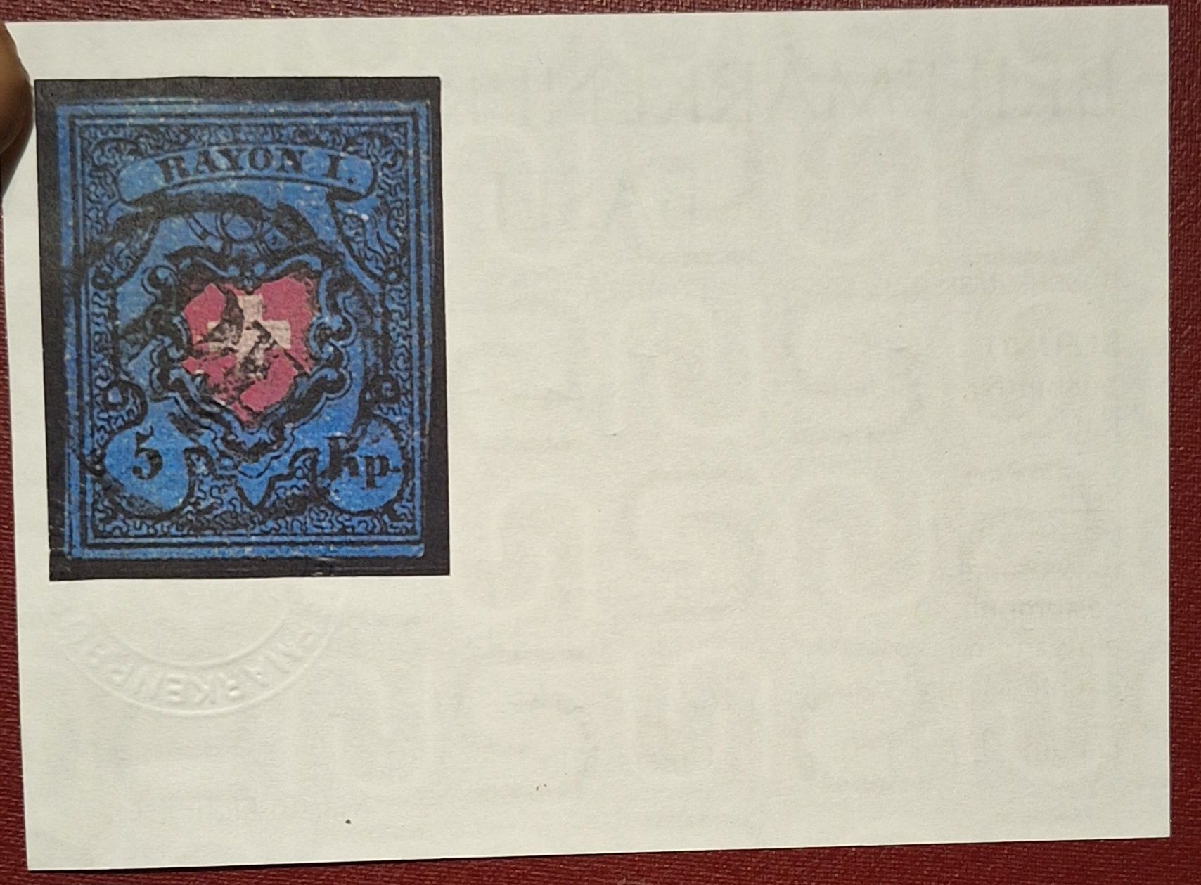 Tutti i francobolli: Rayon 15II Typ 37 Schwarzes PP mit Befund Kat. 650.- – Usato da Balgach venduto da SIMEON27 3