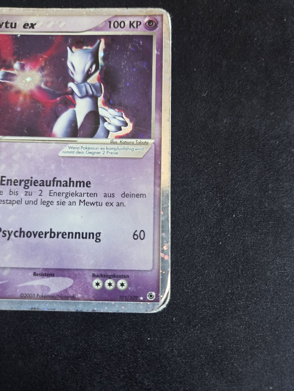 Pokémon Carte collezionabili: Mewtu ex 101/109 EX Rubin & Saphir – Usato da Bäch SZ venduto da dar_cd2k 2