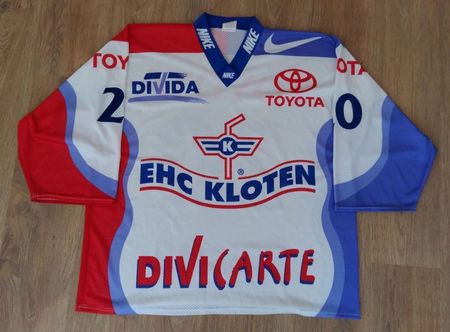 EHC KLOTEN # 20 PAVONI TRIKOT NIKE EHCK XL