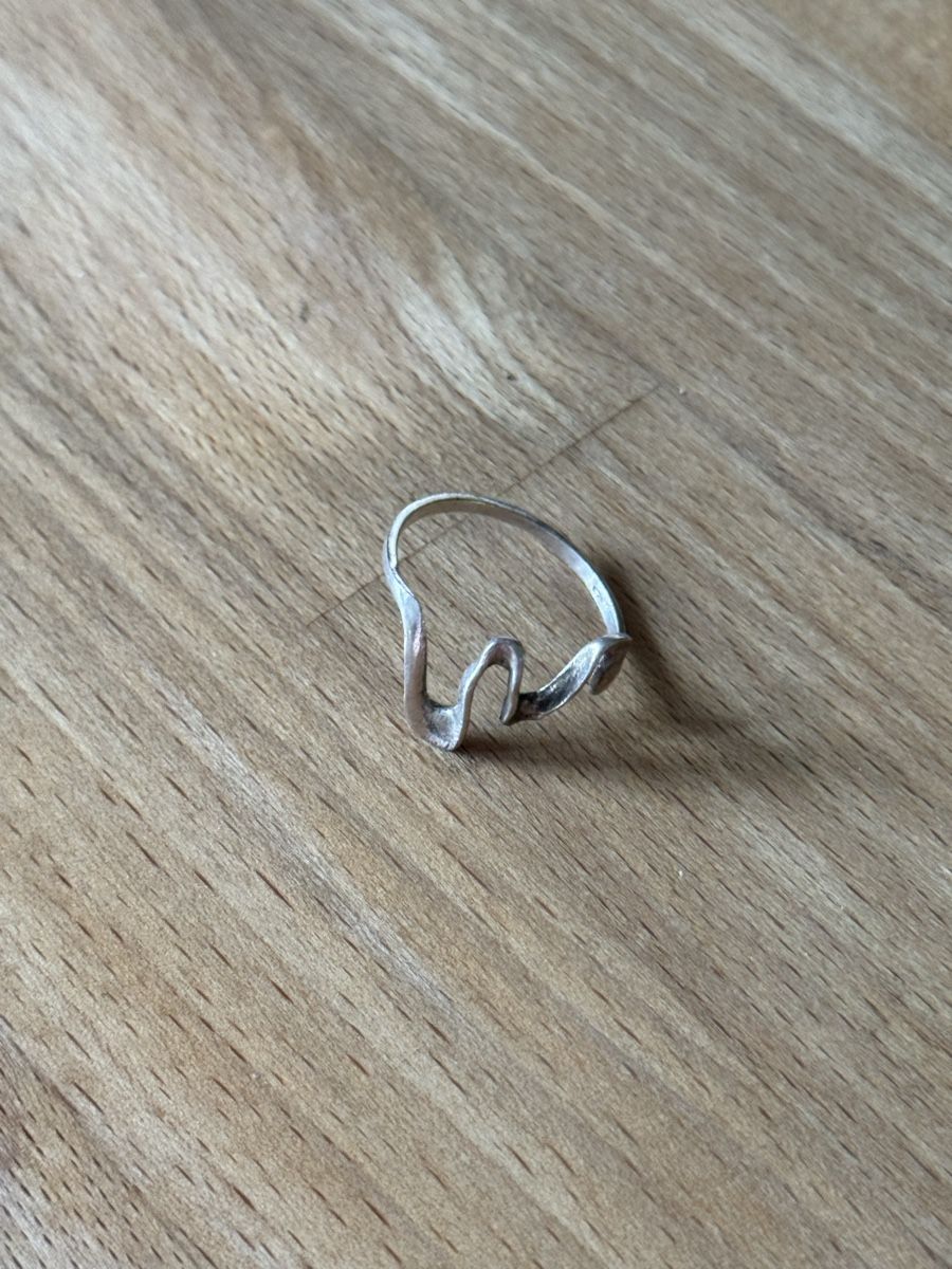 Anelli: Wave 925 Silver Ring silver size 10 – Usato da Zürich venduto da olalinda 3