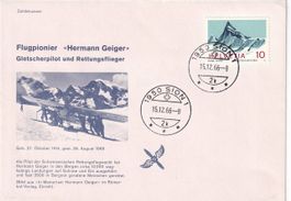 Flugpionier Hermann Geiger (Gletscherpilot) 1966