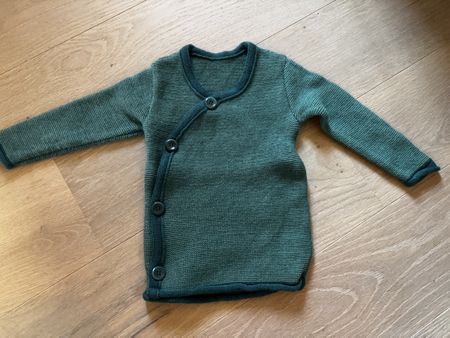 Disana Wickeljacke Schurwolle grün Grösse 74 80