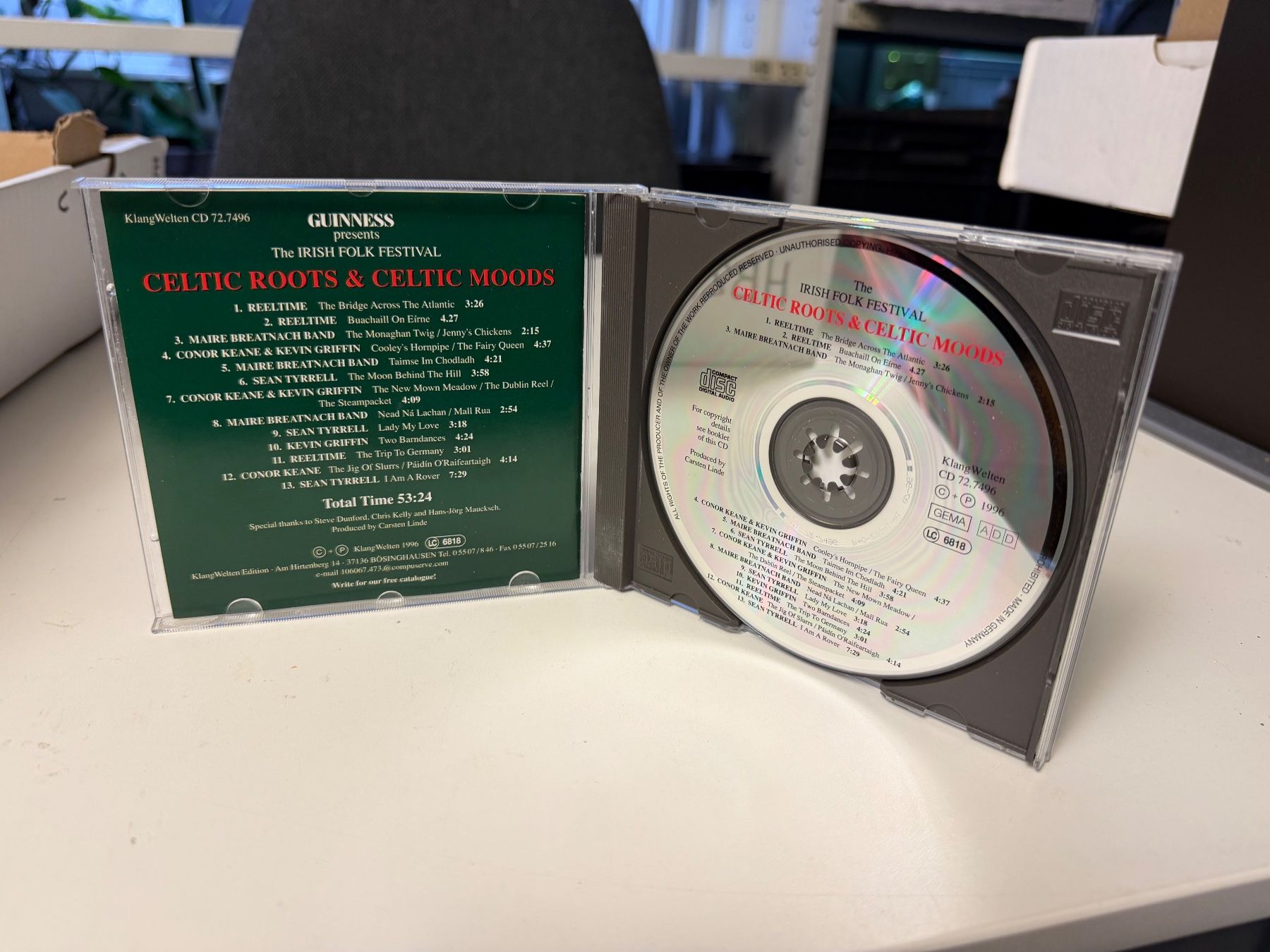 CD: Celtic Roots & Celtic Moods - HB21B – Nuovo (secondo la descrizione) da Küsnacht ZH venduto da Jazztilldawn 2