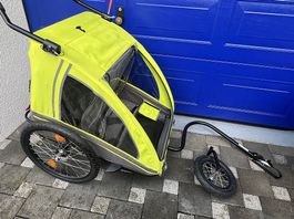 Veloanhänger Fahrradanhänger Buggy für Kinder