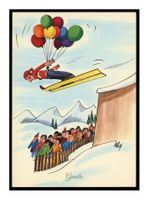SKI - 1974 "HUMOUR" Saut !