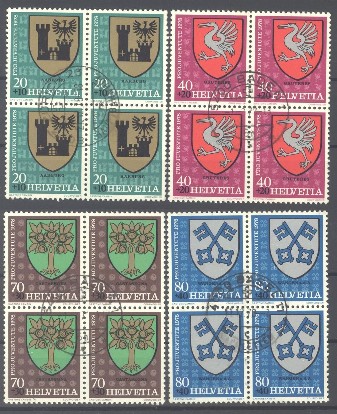 Tutti i francobolli: 1978, Pro Juventute, Viererblöcke – Usato da Willisau venduto da Vollstempel