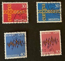 Tutti i francobolli: Europa 1971-1972 ET gestempelt – Usato da Quartino venduto da Gutri44