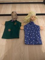 Zwei Handpuppen Set Hexe und Mädchen gebraucht guter Zustand