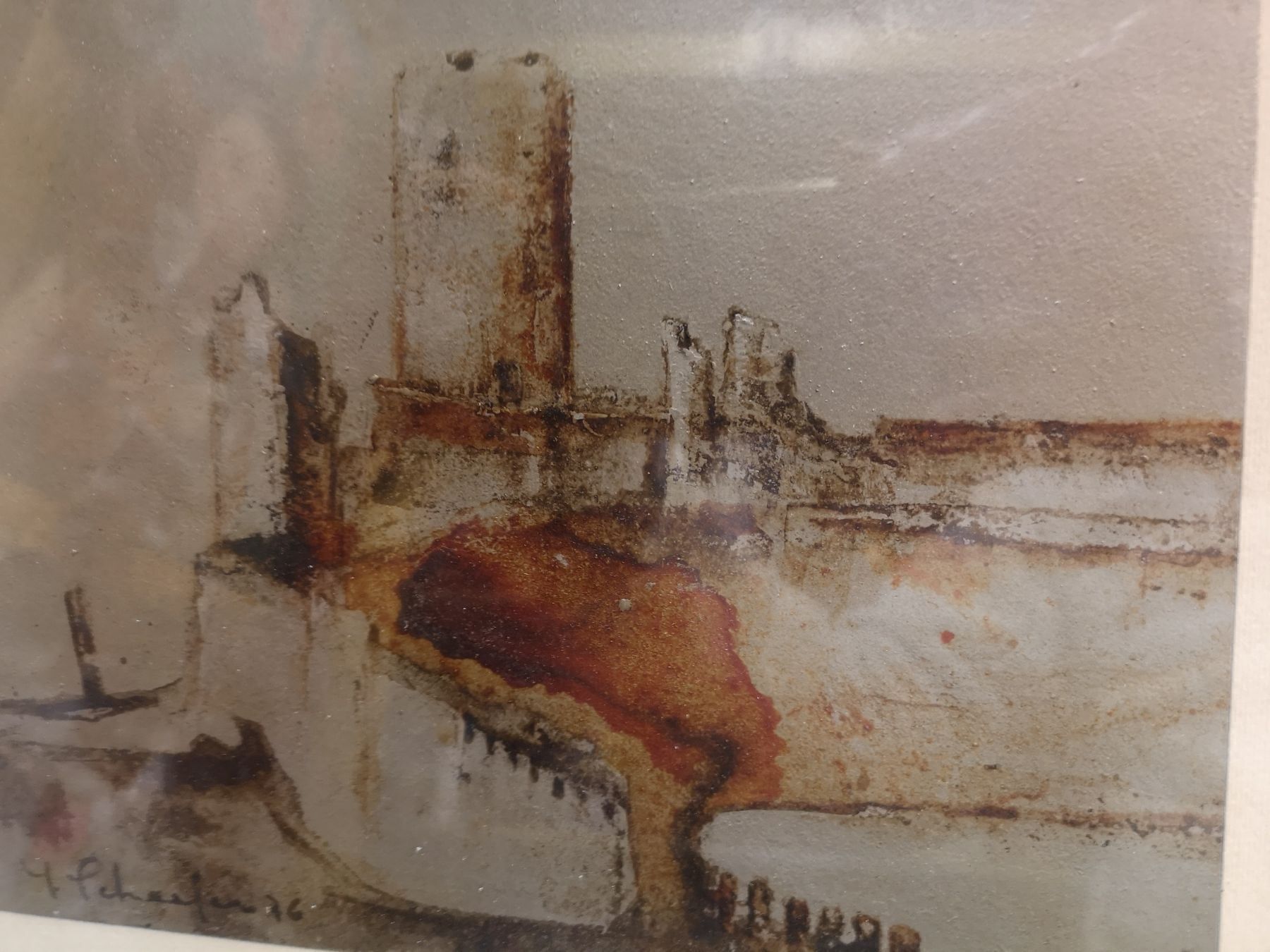 Gemälde: Peinture originale signée et datée 76 – Gebraucht aus Genève von Qanil77 1