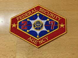 Feeeral Security Agency Patch Sticker Aufnäher 125