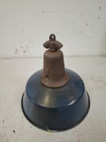 antike industrie lampe emailliert