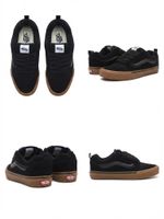 Klassische Vans Sneaker in Schwarz mit Gummisohle