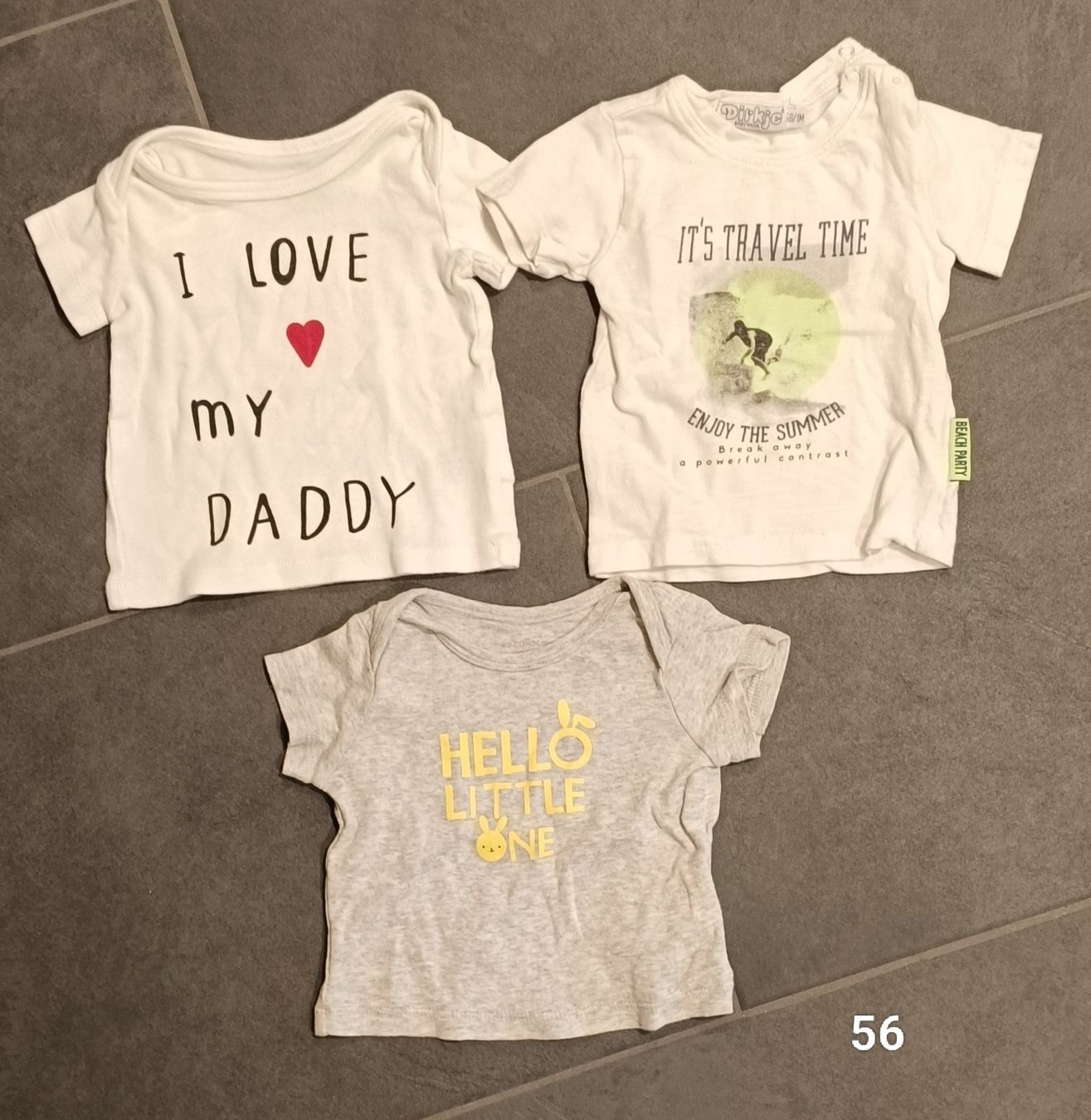 Hemden, Tops & T-Shirts: 3er Set Baby T-Shirts, Grösse 56 – Gebraucht aus Nürensdorf von nm_schoeni28