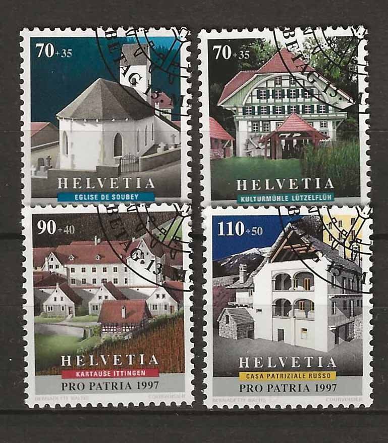 Tutti i francobolli: PP097 - Pro Patria 1997 1ER JOUR – Usato da Trélex venduto da Phil_Albert