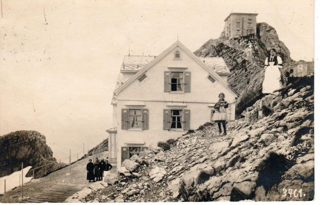 Cartoline postali: Säntis Hotel u. Observatorium 1923 – Usato da Wolhusen venduto da Curver9
