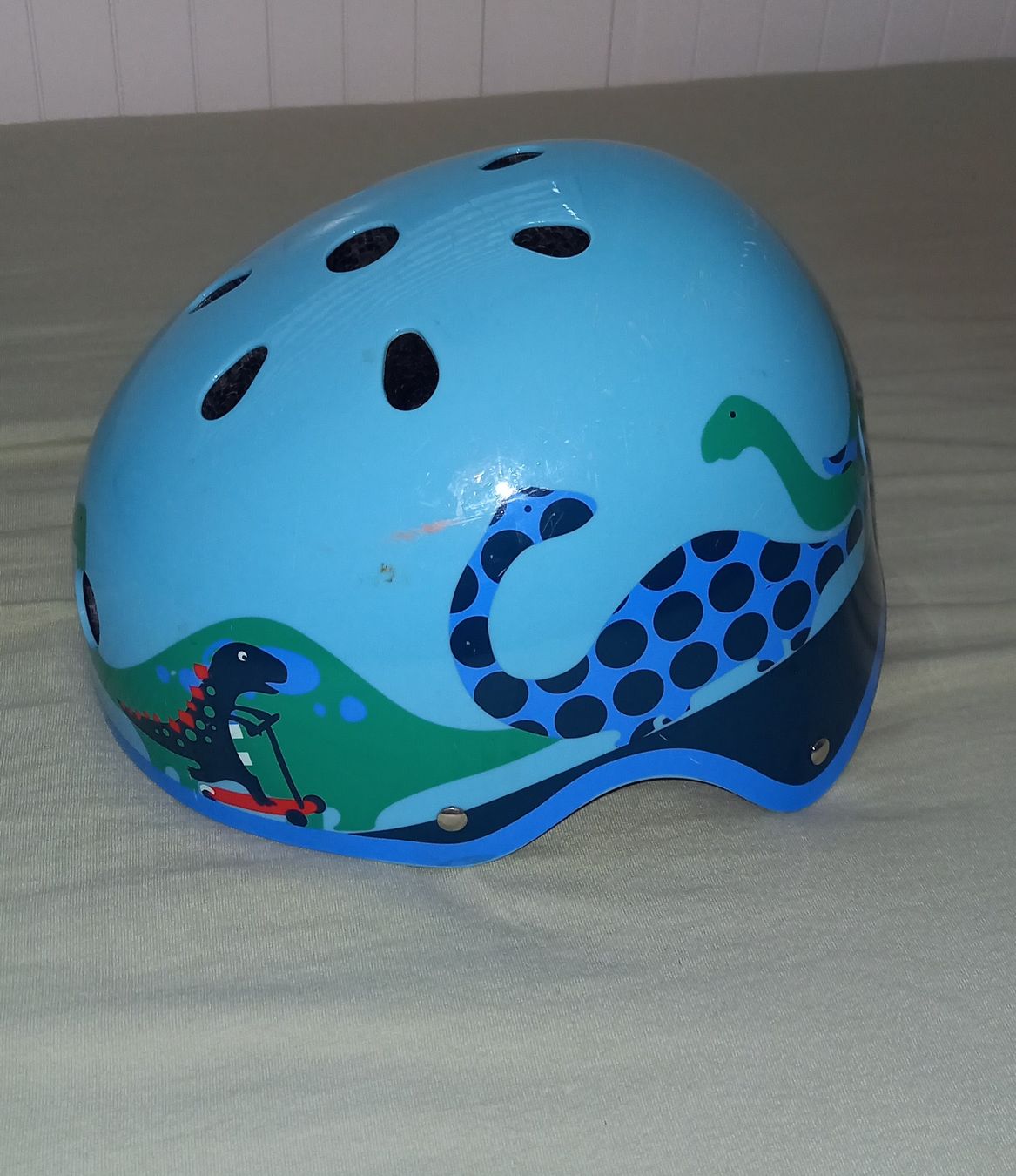 Micro Caschi: Micro Kinderhelm Scooter-saurus blau gebraucht Gr. S – Usato da Fehraltorf venduto da kat_c9lb 2