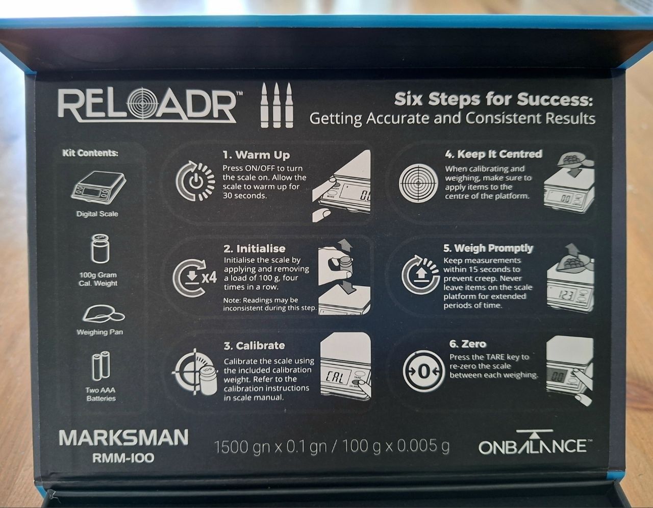 Laborzubehör: Marksman Reloading Scale RMM-100 Digital Scale – Neu (gemäss Beschreibung) aus Basel von non_r5rm 2