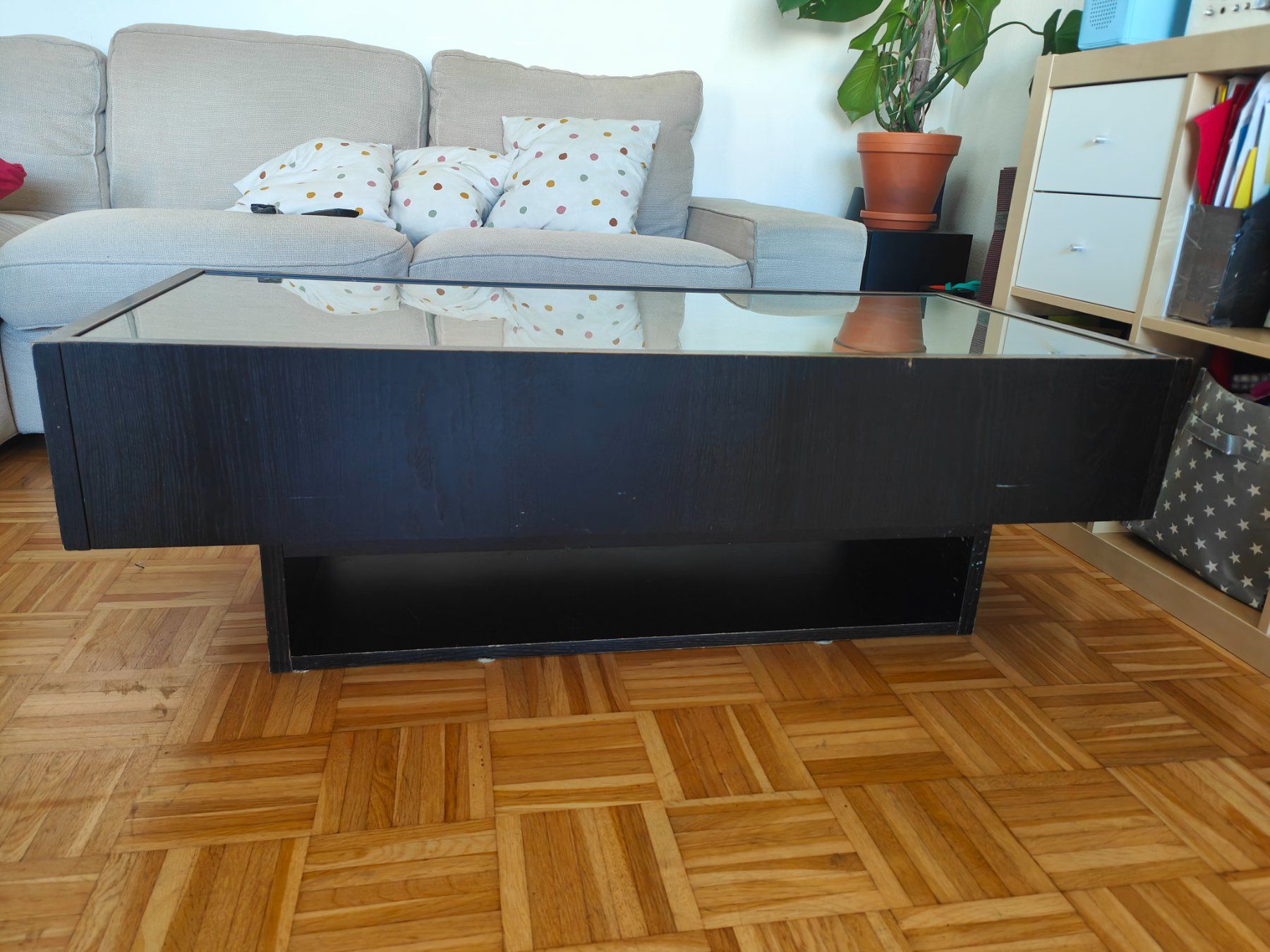 Tavoli: Sofatisch Massivholz und Glas – Usato da Zürich venduto da mso_qv78 4