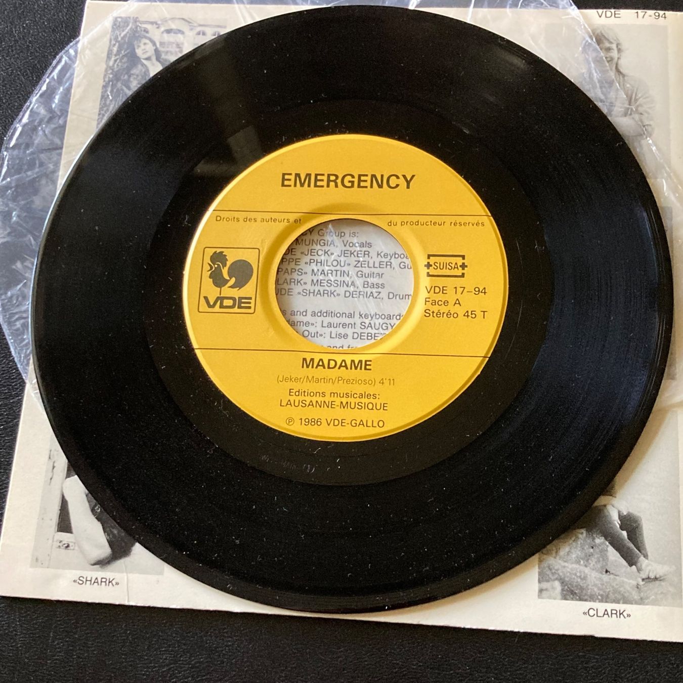 Dischi in vinile: Emergency - Madame, 7" | Swiss Rock – Usato da Bern venduto da Ntsamina 2