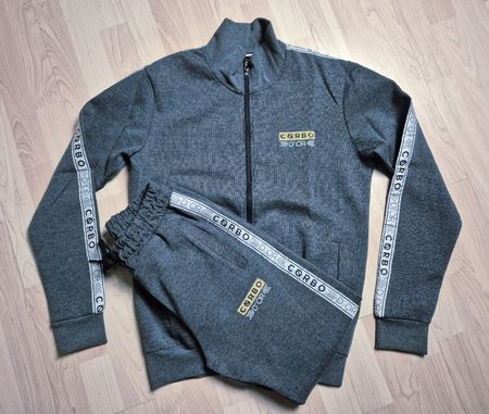 Corbo D'Or Trainingsanzug Grau Grösse M
