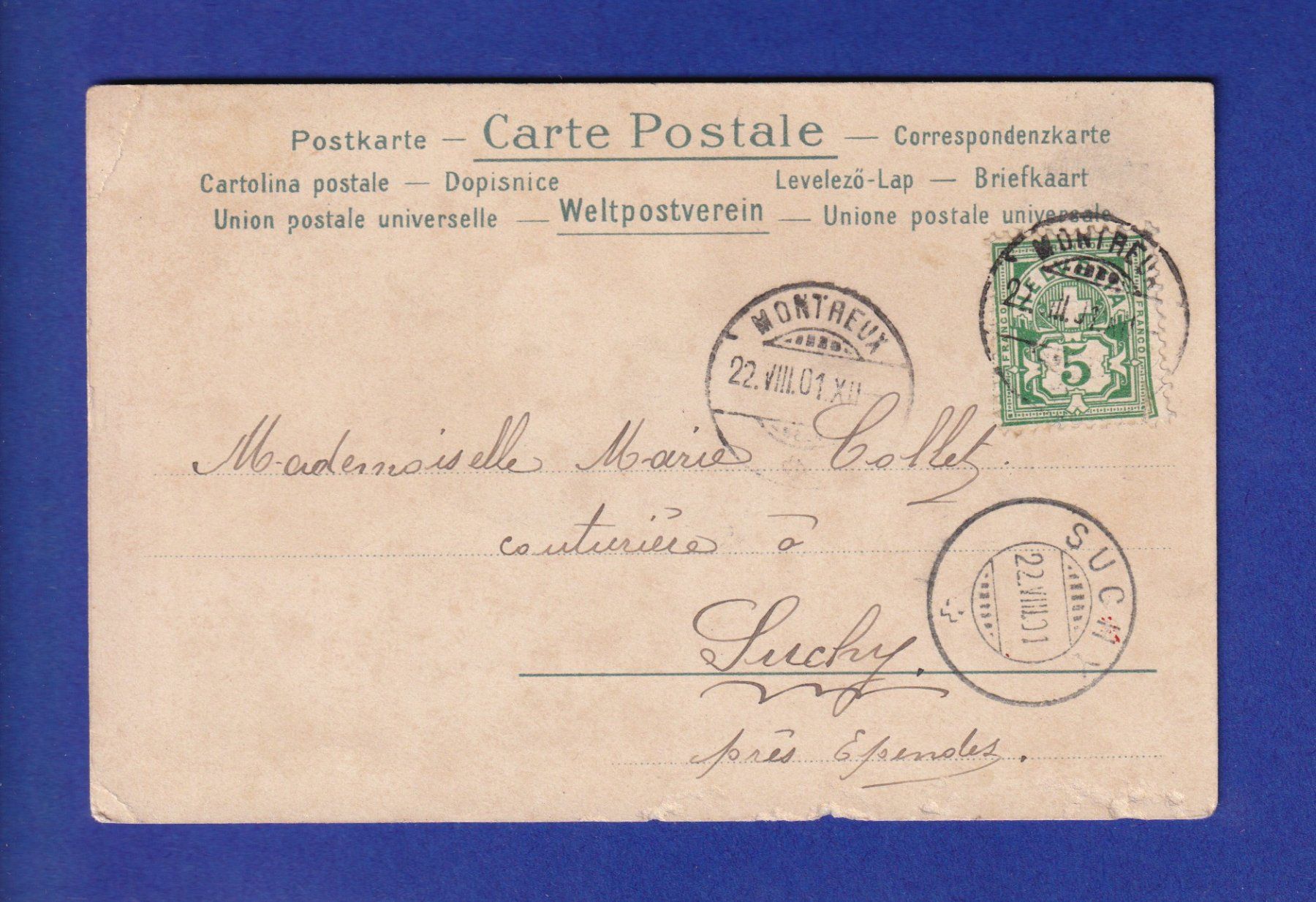 Cartoline postali: ENFANT - Ange songeur – Usato da Pully venduto da nicecards-shop 1