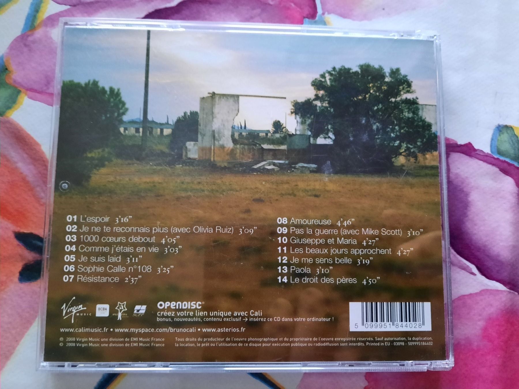 CDs: CD Cali - L'espoir – Gebraucht aus Pully von bro_n52j 1