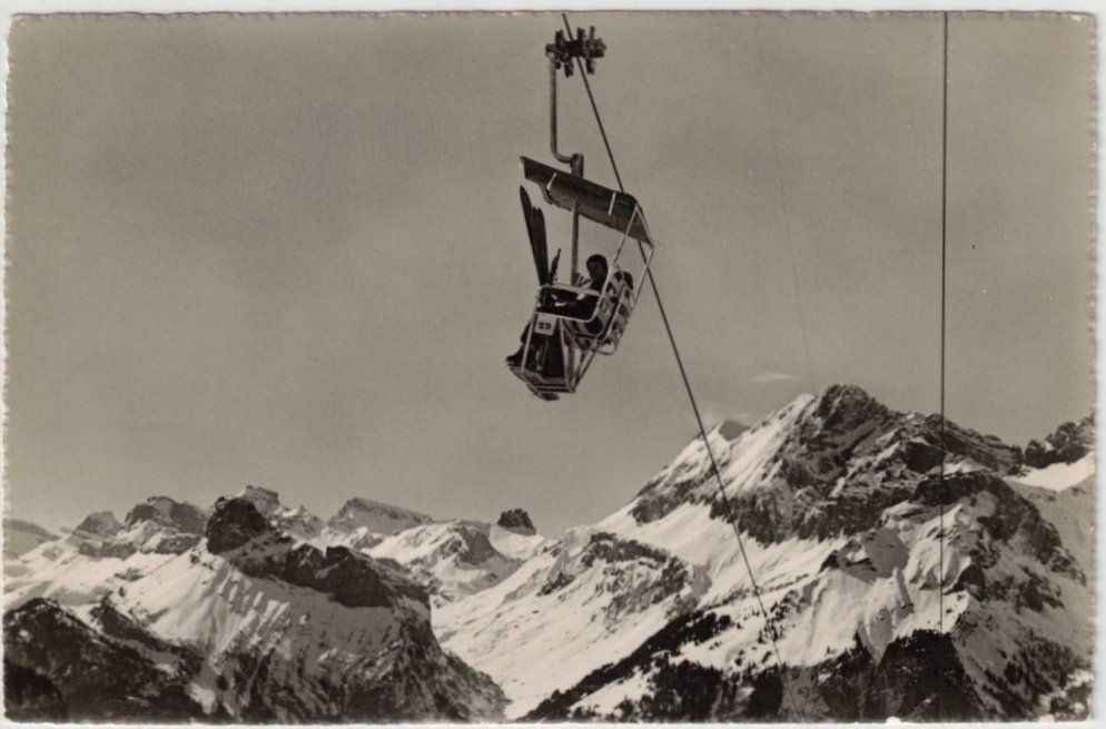 Cartoline postali: Kandersteg - Sessellift Oeschinen – Usato da Binningen venduto da Mountainrider