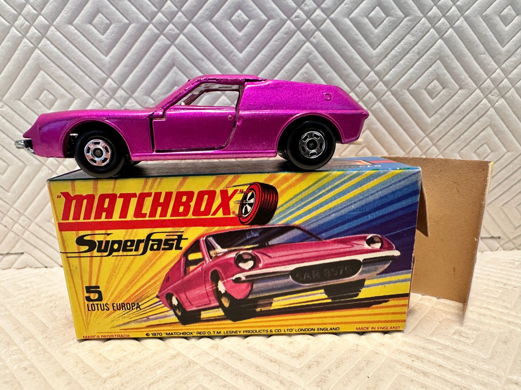 Matchbox Modellini d'auto: Matchbox No.5 Lotus Europa – Nuovo (secondo la descrizione) da Seuzach venduto da Jage 2