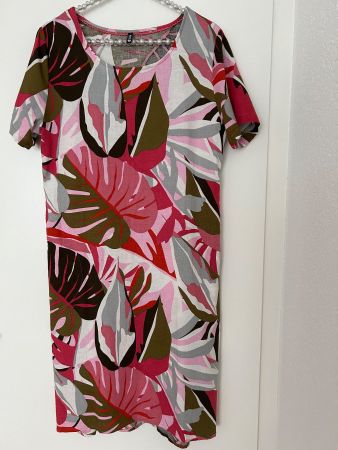 Sommerkleid Gr. M,55%Leinen,45%Baumwolle