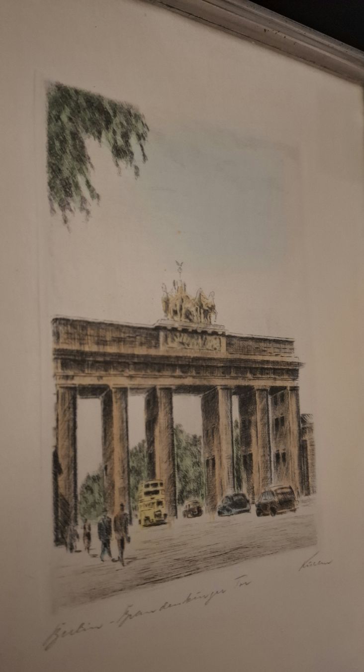Foto & Immagini: Bild "Brandenburger Tor" im Rahmen – Usato da Lütisburg venduto da amerika123 1