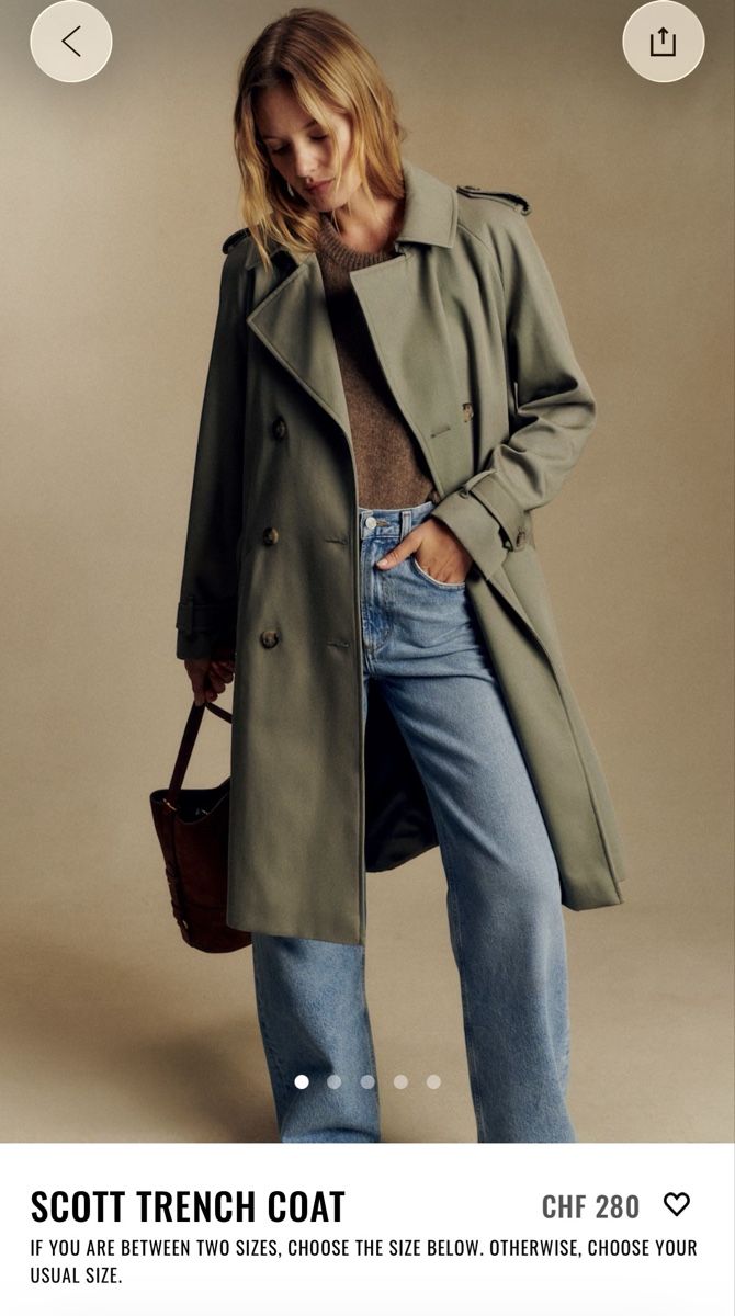 Sezane Cappotti: Sézane Scott Trench Coat – Nuovo (secondo la descrizione) da Winterthur venduto da naany 4