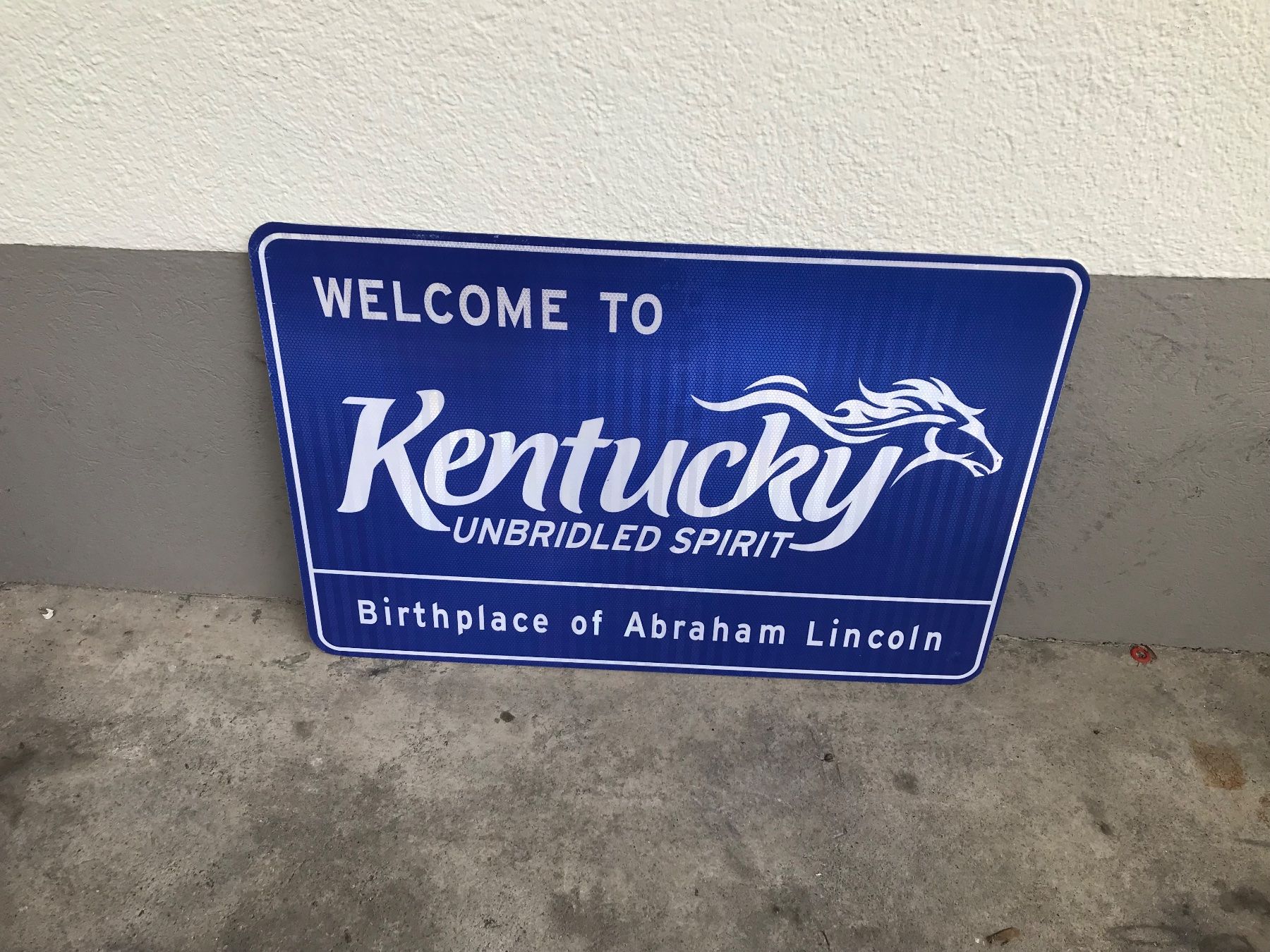 Schilder: Kentucky-State Welcome Schild NOS – Neu (gemäss Beschreibung) aus Erlinsbach von Stu-ff