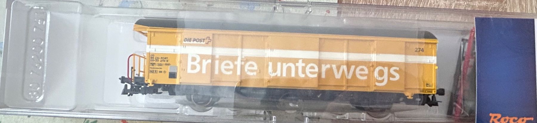 Märklin Modellini di ferrovie: H0/DC Roco Postwagen 274 – Nuovo (secondo la descrizione) da Belp venduto da AEMA-Modellbau