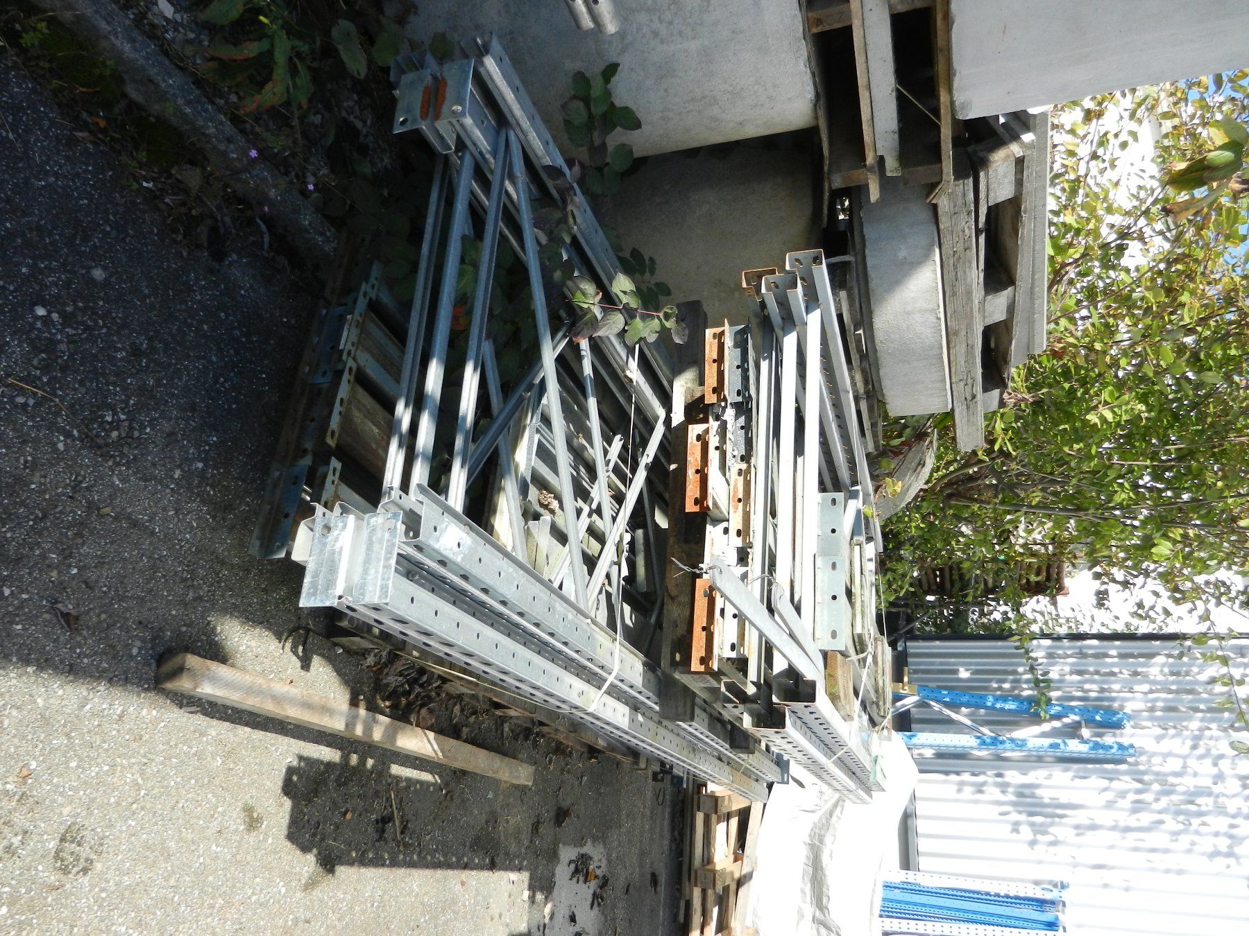Scaffali: Paletten Regal, Gestell 2 Stk. – Usato da Roggliswil venduto da LumagAG 1
