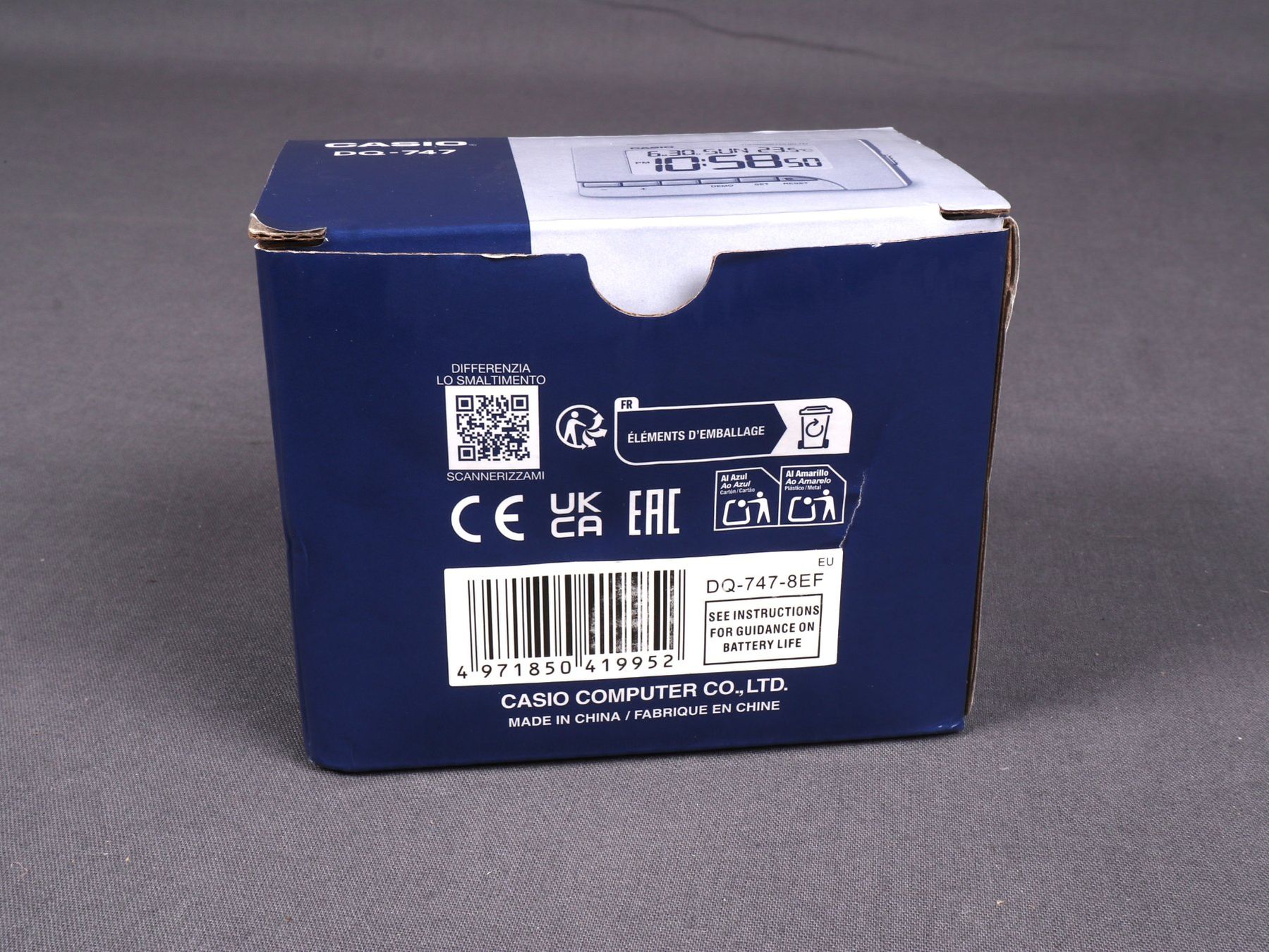 Casio Wecker: CASIO Digitalwecker/Thermometer – Neu (gemäss Beschreibung) aus Steinen von Restwert_Steinen 2