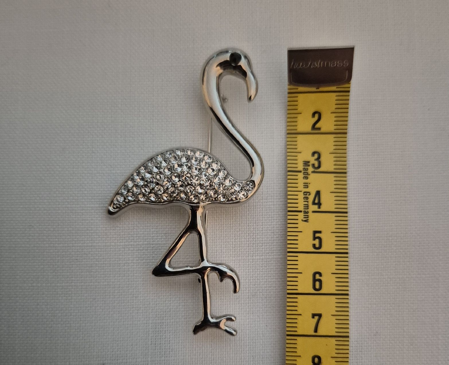 Broches & Aiguilles: Flamingo Brooch Silver-tone with Crystals – D'occasion à Zürich par mrs_kz6n 2