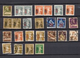 1915 - 30    Timbres avec Surcharge voir Photos